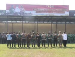 Bupati Mojokerto Pimpin Apel Linmas dan Kesiapan Pengamanan Pilkades Serentak