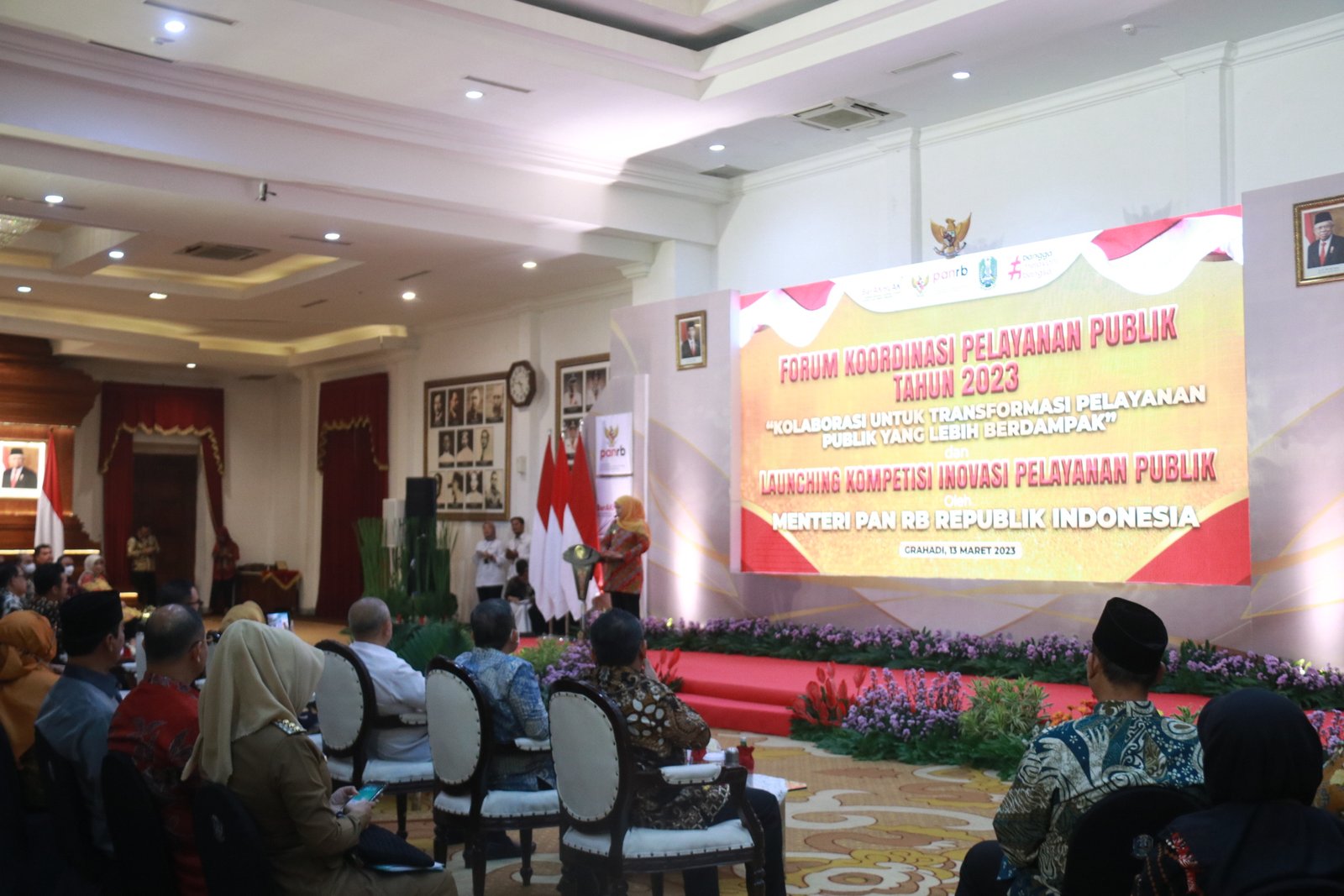 Bupati Ikfina Ikuti Forum Koordinasi Pelayanan Publik dan Launching KIPP