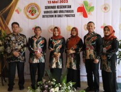 Hadiri Seminar Kesehatan RSUD Prof.dr. Soekandar, Bupati Ikfina Harap Pelayanan Kesehatan Di Bumi Majapahit Terus Meningkat