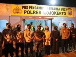 Forkompimda Kabupaten Mojokerto Cek Pos Pam dan Pos Yan