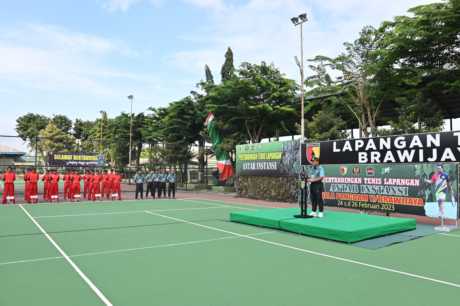 Pererat Sinergitas, Pangdam V/ Brawijaya Gelar Kejuaraan Tenis Piala Pangdam V/ Brawijaya