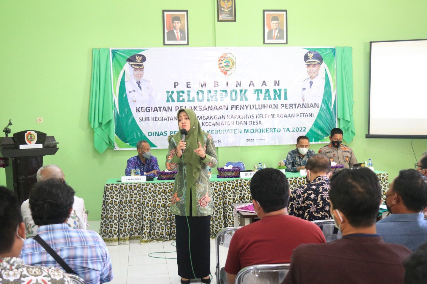 Pembinaan Poktan, Bupati Mojokerto Minta Kaum Milenial Andil Dalam Pertanian