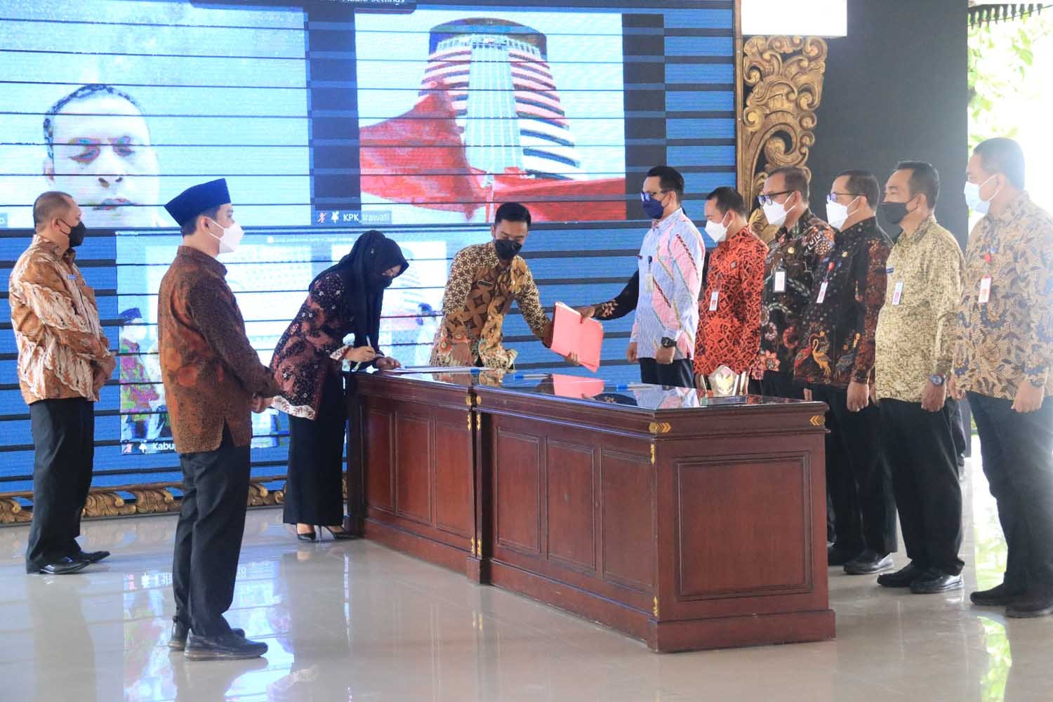 Bupati Mojokerto Gelar Penandatanganan Perjanjian Kinerja dan Pakta Integritas