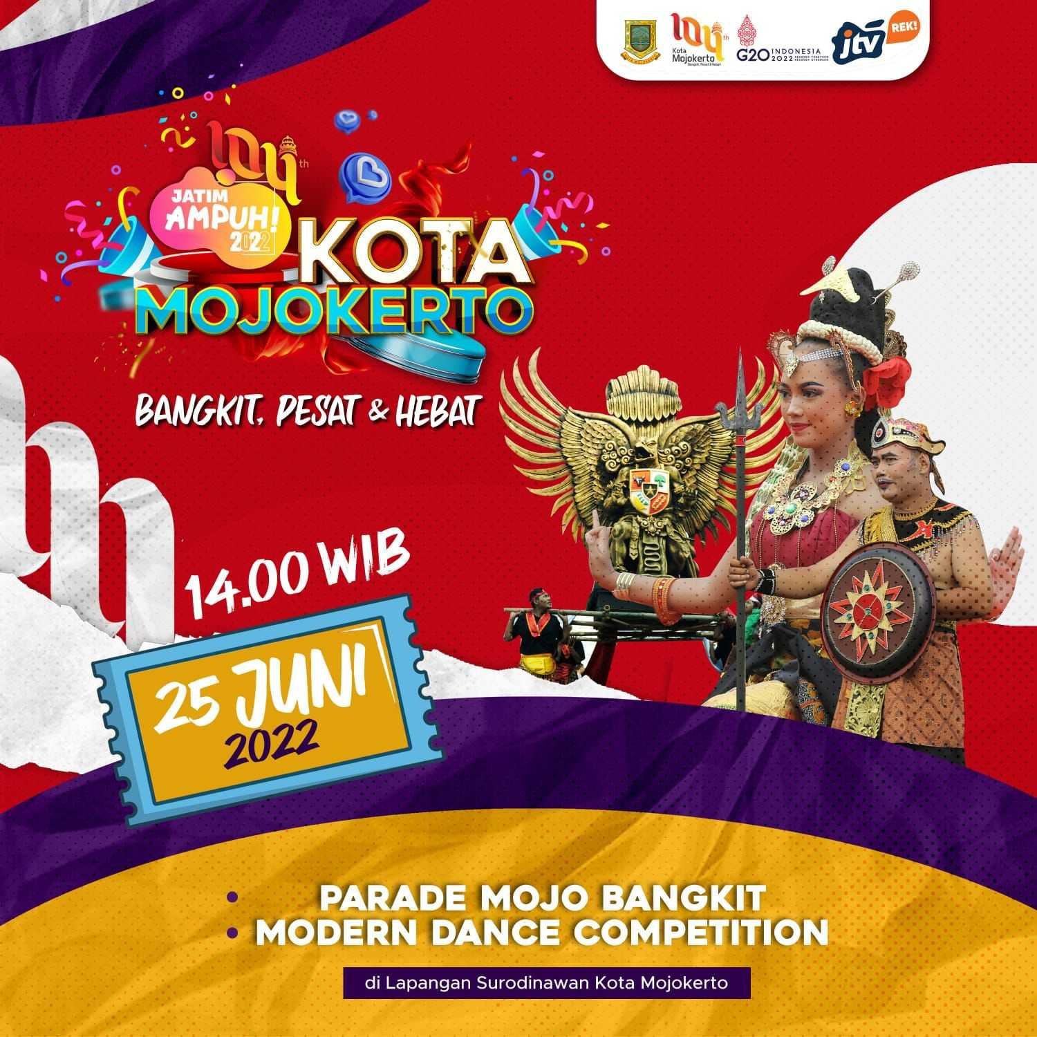 Kirab Budaya Mojo Bangkit, Ilustrasi Bangkitnya Masyarakat Kota Mojokerto