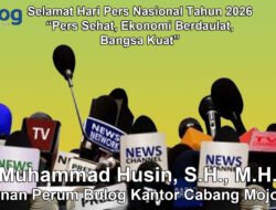 Pimpinan Perum Bulog Cabang Mojokerto Mengucapkan Selamat Hari Pers Nasional 2026