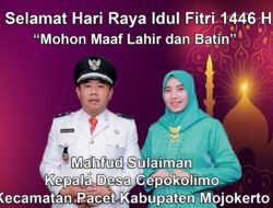 Kepala Desa Cepokolimo Mengucapkan Selamat Hari Raya Idul Firi 1446 H