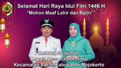 Kepala Desa Cepokolimo Mengucapkan Selamat Hari Raya Idul Firi 1446 H