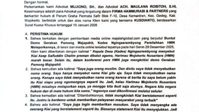 Klarifikasi/Hak Jawab dan Koreksi Firma Hammurabi & Partners Selaku Kuasa Hukum Kades Ngingasrembyong