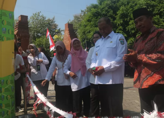 Dinas Ketahanan Pangan dan Perikanan Jombang Launching Program Demapan Pasti Bisa dan Giat Beri Emas Bisa Bersama Pak Murling