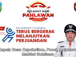 Kepala Desa Cepekolimo Mengucapkan Selamat Hari Pahlawan 10 November 2025