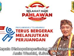 Kepala DIskopukmperindag Kota Mojokerto Mengucapkan Selamat Hari Pahlawan 10 November 2025