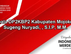 Kepala DP2KBP2 Kabupaten Mojokerto Mengucapkan Dirgahayu RI Ke-79 Tahun