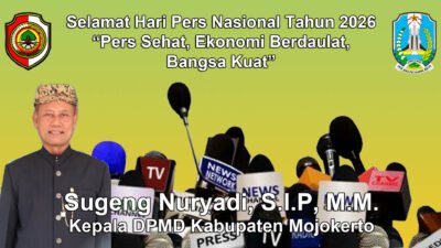 Kepala DPMD Kabupaten Mojokerto Mengucapkan Selamat Hari Pers Nasional 2026