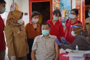 Kota Mojokerto Masuk 16 Daerah di Indonesia dengan Capaian Vaksinasi Lansia Tertinggi