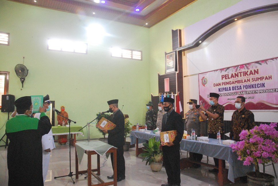 Sigit Istidarmo Resmi Dilantik Menjadi PAW Kepala Desa Pohkecik