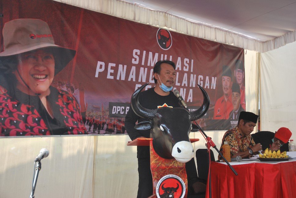 Ketua DPC PDIP Kota Mojokerto H. Santoso Bekti Wibowo