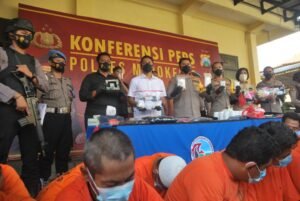 Polres Mojokerto Amankan 500 Gram Sabu dan 22.000 Pil Koplo