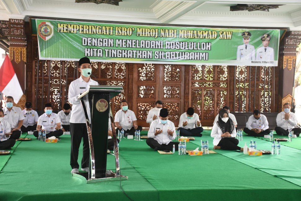 Pemkab Mojokerto Memperingati Isro' Miroj
