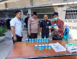 Rutan Kelas IIB Kota Agung Gelar Tes Urine dan Razia Kamar Hunian Bersama APH