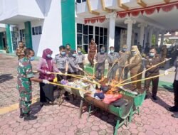 Rutan Kelas IIB Dan Lapas Kelas IIB Kota Agung Ikuti Kegiatan Pemusnahan Barang Bukti di Kejari Pringsewu