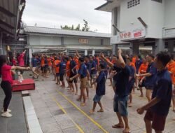 Perduli Akan Kesehatan Warga Binaan, Rutan Kelas IIB KotaAgung Hadirkan 3 Instruktur Cantik dan Berpengalaman