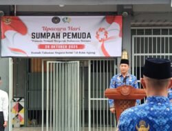 Rutan Kelas IIB Kota Agung Kobarkan Semangat Persatuan dalam Upacara Peringatan Hari Sumpah Pemuda ke-97