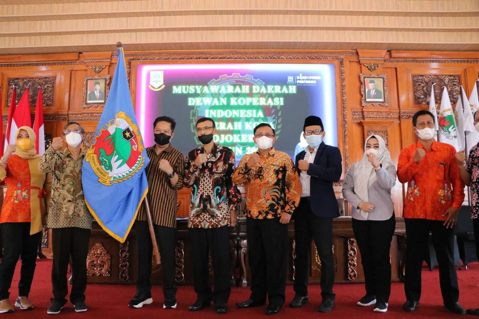 Supriyadi Karima Syaiful Terpilih Sebagai Ketua Dekopinda Kota Mojokerto 2022-2027