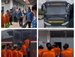 Tata Hunian dan Perkuat Pembinaan Serta Langkah Strategis, Rutan Kelas I Bandar Lampung Mutasi 21 Warga Binaan