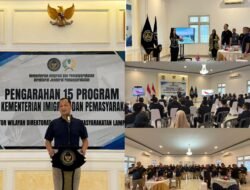 Rutan Kelas I Bandar Lampung Tuan Rumah Pengarahan 15 Program Aksi Kemenimipas 2026, Kanwil Pemasyarakatan Lampung Tegaskan Komitmen Transformasi Layanan