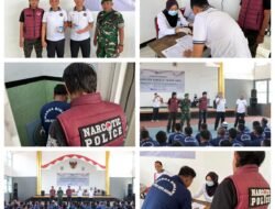 Gandeng Satresnarkoba Polres Tanggamus, Lapas Kotaagung Tes Urine Seluruh Pegawai dan Warga Binaan