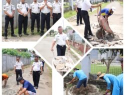 Lapas Kelas IIB Kotaagung Gelar Korve Perbaikan Jalan, Wujud Nyata Kepedulian Sosial bagi Masyarakat