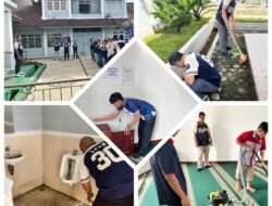 Petugas dan Warga Binaan Bersinergi, Rutan Kelas I Bandar Lampung Gelar Aksi Bersih Mushola Al-Ikhlas Way Hui