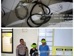 Patroli KRYD Malam Hari, AKP Feriyantoni Tegaskan Komitmen Jaga Kamtibmas, Dua Cambuk Berujung Kawat Diamankan