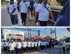 Lapas Metro Gelar Jalan Sehat Rutin, Kalapas Tunggul Buono Tekankan Pentingnya Kebugaran Pegawai
