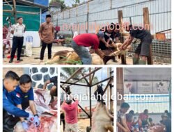 Rutan Sukadana Tebar Kepedulian di Iduladha 1447 H, Sembelih 8 Sapi dan 4 Kambing, Kemana Pendistribusian nya…!!