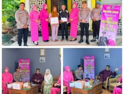 Sambut Hari Bhayangkara ke-80, Polsek Pugung Beserta Jajaran Anjangsana ke Rumah Purnawirawan Polri