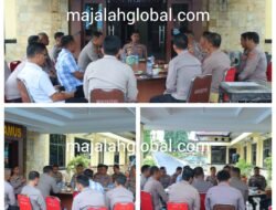 Kapolres Tanggamus Tekankan Pendataan Logistik dan Kesiapsiagaan Personel, Pastikan Siap Hadapi Bencana dan Situasi Darurat