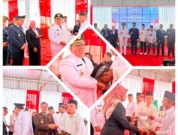 Di Dampingi Karutan M. Jawad Cirry Wakil Bupati Lampung Timur Serahkan Remisi HUT Ke-81 RI kepada 237 Warga Binaan Rutan Sukadana