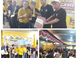 Semarak HUT ke-81 RI, Golkar Lampung Gelar Fun Game Domino, Atlet Landa Cs Juara 1, Atlet Vicky & Epi Chandra Juara 2, Atlet Ujek Cs Juara 3 Serta Atlet Aswin Tama Cs Juara 4.