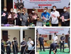 Sinergi Penegakan Hukum, Lapas Kotaagung Hadiri Pemusnahan Barang Bukti di Kejari Tanggamus