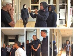 Jemput Bola Pelayanan dan Pengamanan, Kalapas Ike Rahmawati Pimpin Langsung Deteksi Dini di Blok Hunian