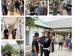 Antisipasi Abu Vulkanik, Kalapas Bandar Lampung Ike Rahmawati Turun Langsung Bagikan Masker dan Sampaikan Imbauan Kesehatan