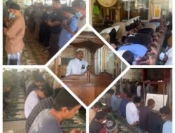 Hadapi Kekeringan Panjang dan Dampak Debu Vulkanik, Warga Binaan Lapas Kelas I Bandar Lampung Gelar Salat Istisqa