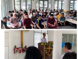 WBP Lapas Kelas I Bandar Lampung Gelar Doa Lintas Agama untuk Warga Terdampak Abu Vulkanik