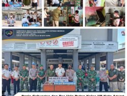 Rutan Kota Agung Gelar Razia Gabungan Bersama TNI-Polri dan BNNK Tanggamus, Hasil Tes Urine 40 Orang Negatif Narkotika