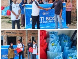 Berbagi dan Peduli, Lapas Narkotika Bandar Lampung Salurkan Bantuan Sembako untuk Masyarakat Sekitar