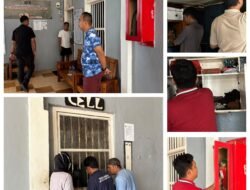 Deteksi Dini Diperkuat, KPLP Keynes Pimpin Kontrol Blok Hunian Lapas Kelas I Bandar Lampung