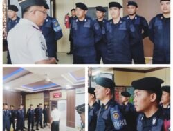 Perkuat Keamanan, Kalapas Gunung Sugih Sastra Irawan Tegaskan Disiplin dan Kewaspadaan Petugas