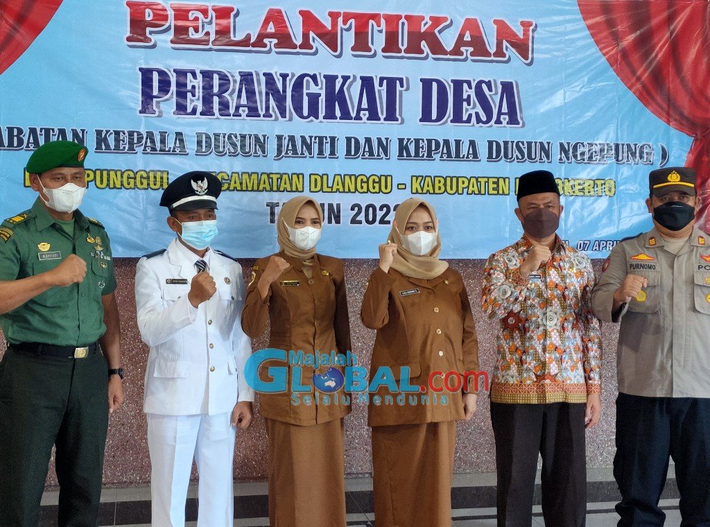 Kepala Desa Punggul Melantik Kepala Dusun Janti dan Kepala Dusun Ngepung
