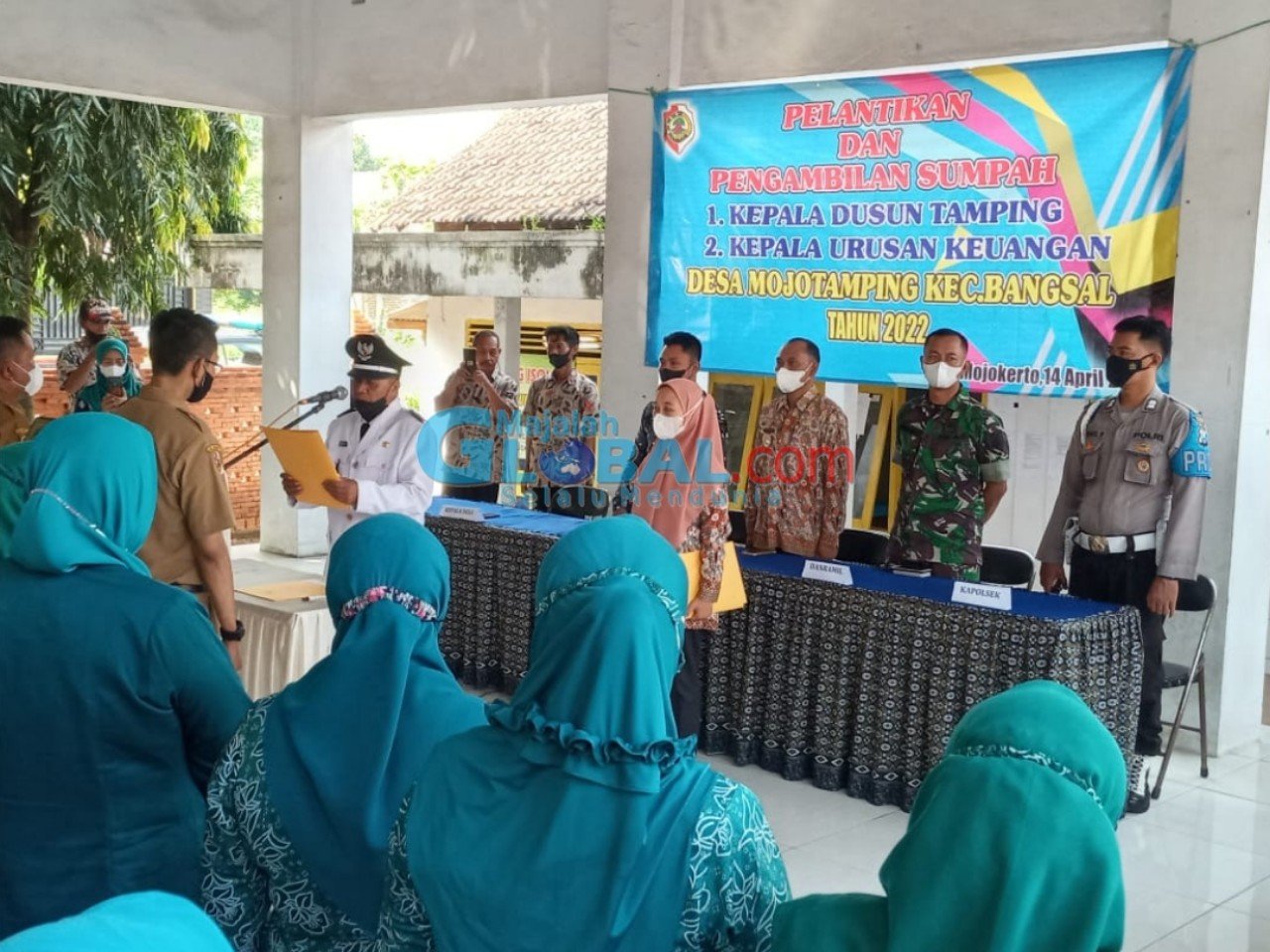 Kades Mojotamping Melantik Kepala Dusun Tamping dan Kaur Keuangan